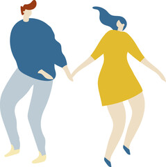 Dancing people.Young people having fun.Party. Celebration.