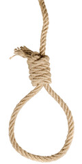 Figures and a loop of rope rough