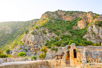 Ruins of the ancient city of Myra Demre, Turkey.