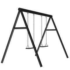 3d rendering illustration of a park swing