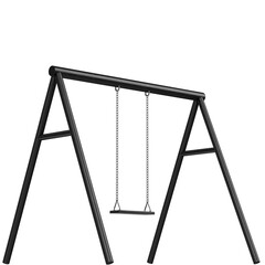 3d rendering illustration of a park swing