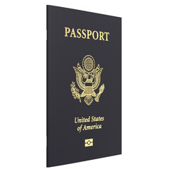 3d rendering illustration of a passport