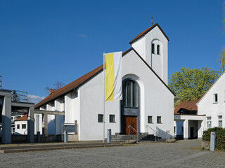Kloster St. Albert Wahren im Frühling. Leipzig, Sachsen, Deutschland