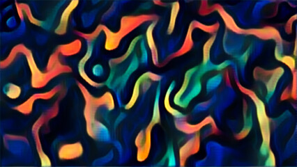 Fototapeta na wymiar Abstract artistic background with intertwined patterns