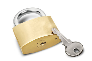 Padlock and Key