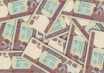 Paper money from  Afghanistan. Afghan afghani. Close up banknotes from  Afghanistan.  Afghan currency 