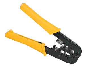 yellow crimping tool