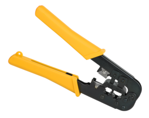 yellow crimping tool