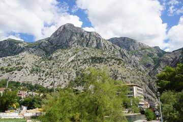 Kotor bay, Montenegro, Marina, photographed in September 2022