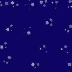 dark blue color with white round sparkling for wallpaper and background