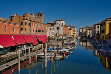 Fototapeta na wymiar Chioggia Italien Stadt Veneto