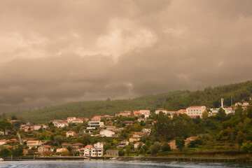 The beautiful landscape of the Douro Valley in Portugal and its unique architecture
