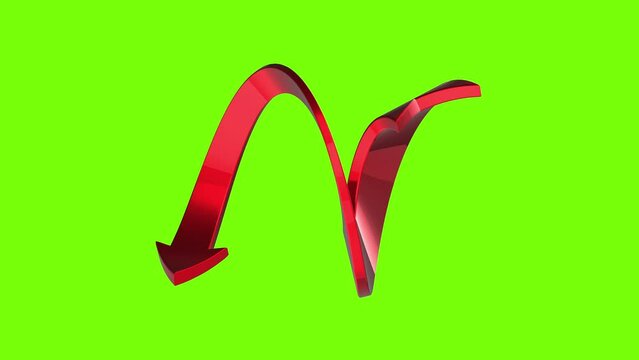 arrow design element The icon design is simple and easy to use because it uses a green screen.