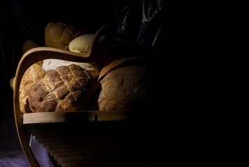 composizione light painting pane