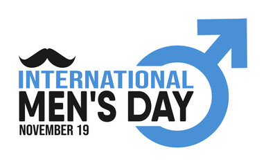 international men's day design for background, banner, poster, or sticker