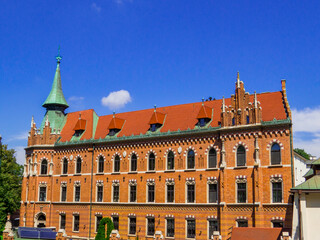 Fototapeta na wymiar Summer in Krakow, Poland