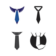 logo tie symbol icon vector design
