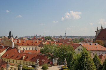 Fototapeta na wymiar Prague city buildings