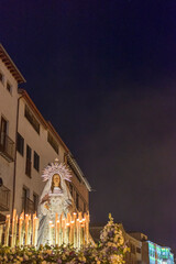 PROCESION DE SEMANA SANTA SALAMANCA 2022 JUEVES SANTO HERMANDAD DEL CRISTO DEL AMOR Y DE LA PAZ  
