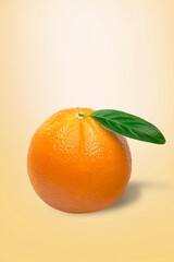 Ripe tangerinefresh juicy orange fruit