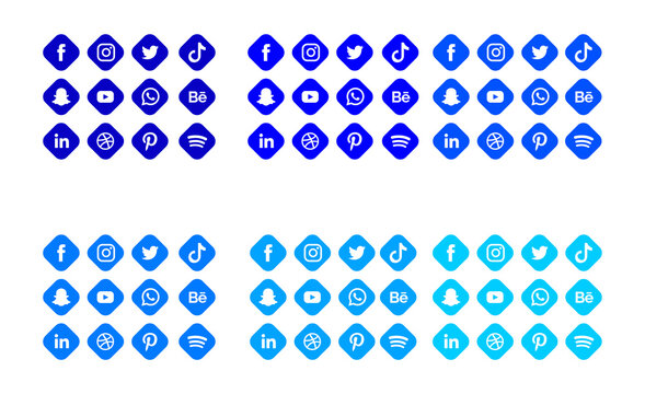 Social Media Icons
Social Media Icon Collection
Blue Social Media Icon 
Icon Pack 
Icon Group
Shapes Icon
Icons
Blue Icons
Icon Set
Colors