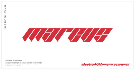 Modern sport alphabet fonts. Technology, Typography, Elegant, Fashion, Designs, Bold fonts. Vector illustration