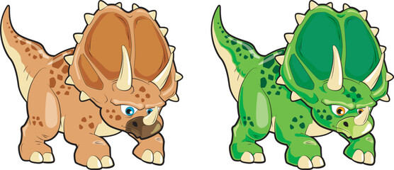 Triceraptor cartoon