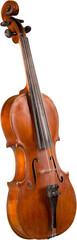 Front View of a Violin, Isolated