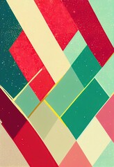 Festive Christmas background. Merry Christmas and Happy New Year winter holidays xmas celebration traditional festive illustration creative stylish trendy red backdrop concept.