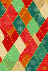 Festive Christmas background. Merry Christmas and Happy New Year winter holidays xmas celebration traditional festive illustration creative stylish trendy red backdrop concept.