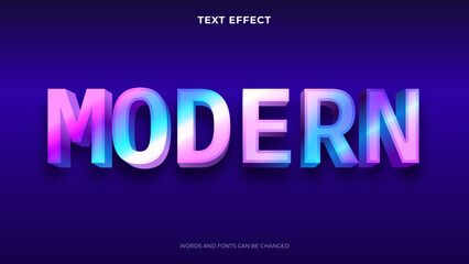 Fototapeta na wymiar modern holographic text effect