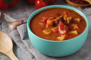 Traditional Hungarian meat stew - Goulash	