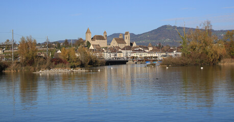 Medieval castle in Rapperswil, Switzerland.