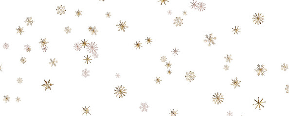 Falling snow at night. Bokeh lights