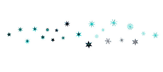 The winter background, falling snowflakes