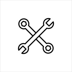 Service Tools icon.vector illustration on white background. color editable