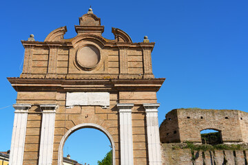 Schiavonia gate in Forl&igrave;, Italy