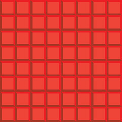 red square pattern.
Seamless red square pattern using a red background. (Elevated embossed push button)
For decorating wallpaper wrapping paper books toys clothes fabrics.
With copy space.