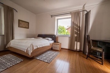 Schlafzimmer in einem AirBnB Zimmer mit gemütlicher und familiärer Athmosphäre