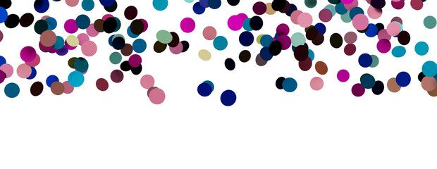 Multicolor confetti abstract background with a lot of falling pieces