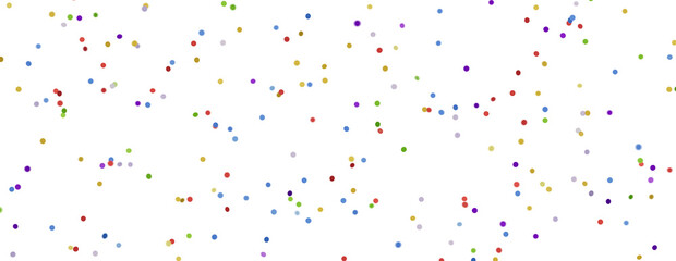 Multicolor confetti abstract background with a lot of falling pieces, isolated