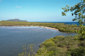 Lagune, Ile Floreana, Archipel des Galapagos, Equateur