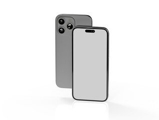 Modern frameless smartphone Mock up