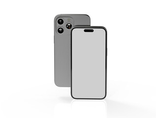 Modern frameless smartphone Mock up