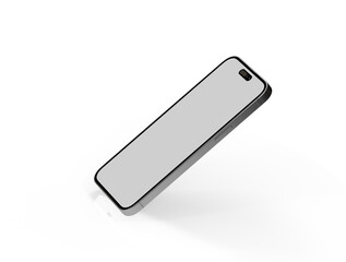 Smartphone. Mobile phone Template. Telephone 3d
