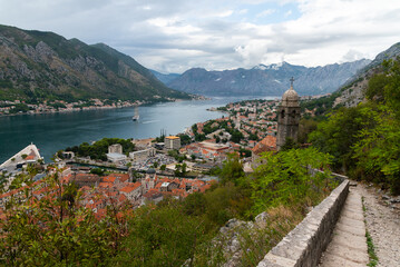 City of Kotor in Montenegro is a great place for summer holiday. Nice restaurants, architecture and clear sea. Kotor Bay is one of the best place in Crna gora. A lot of yachts and big ferries.