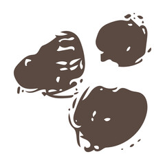 Abstract shape modern art design element for print and web background