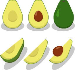 Sweet juicy tasty natural eco product avocado