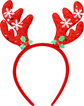 headband christmas, reindeer antlers doll headband, hairbrush hat accessories for Xmas decoration