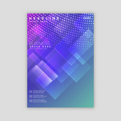 Geometric Corporate Book Cover Design Template in A4. Can be adapted to Brochures, Annual reports, magazines, Posters, Business presentations, portfolios, Flyer, Banner, or Website.